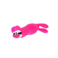Вибратор на палец для клитора в виде кролика Toy Joy Bunny Pleaser Rechargeable розовый