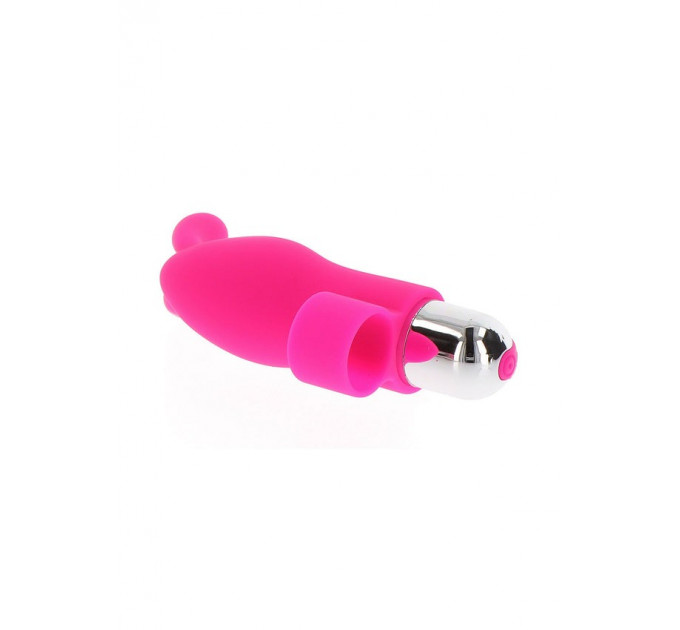 Вибратор на палец для клитора в виде кролика Toy Joy Bunny Pleaser Rechargeable розовый