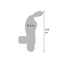 Вибратор на палец для клитора в виде кролика Toy Joy Bunny Pleaser Rechargeable розовый