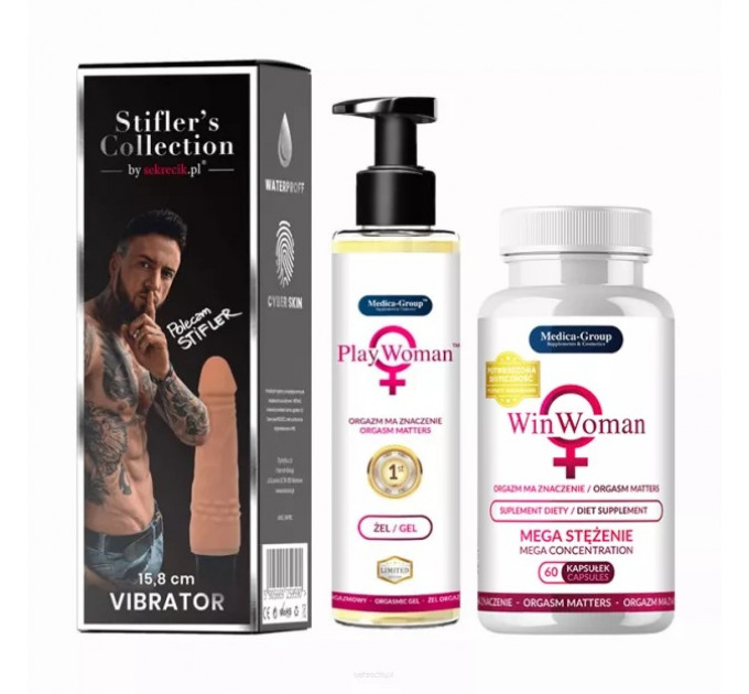 Вибратор реалистичный Stiflers Collection бежевый, 15.8 х 4.5 см