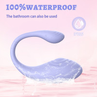 Віброяйце Every Night Toys Letitia з дистанційним керуванням, бузковий, 10 режимів вібрації