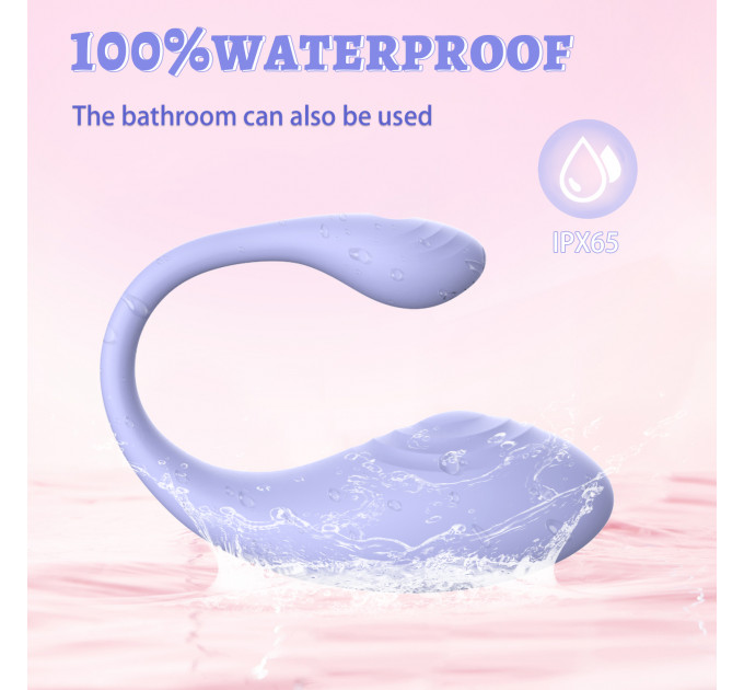 Виброяйцо Every Night Toys Letitia с дистанционным управлением, сиреневый, 10 режимов вибрации