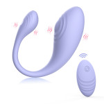 Виброяйцо Every Night Toys Letitia с дистанционным управлением, сиреневый, 10 режимов вибрации