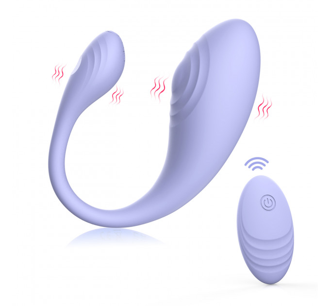 Виброяйцо Every Night Toys Letitia с дистанционным управлением, сиреневый, 10 режимов вибрации