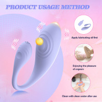 Віброяйце Every Night Toys Letitia з дистанційним керуванням, бузковий, 10 режимів вібрації