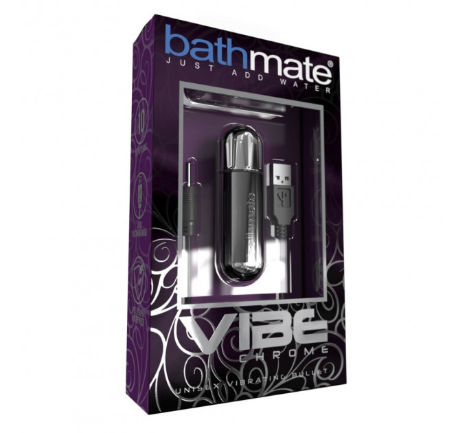 Вибропуля Bathmate Vibe Bullet цвет металлик