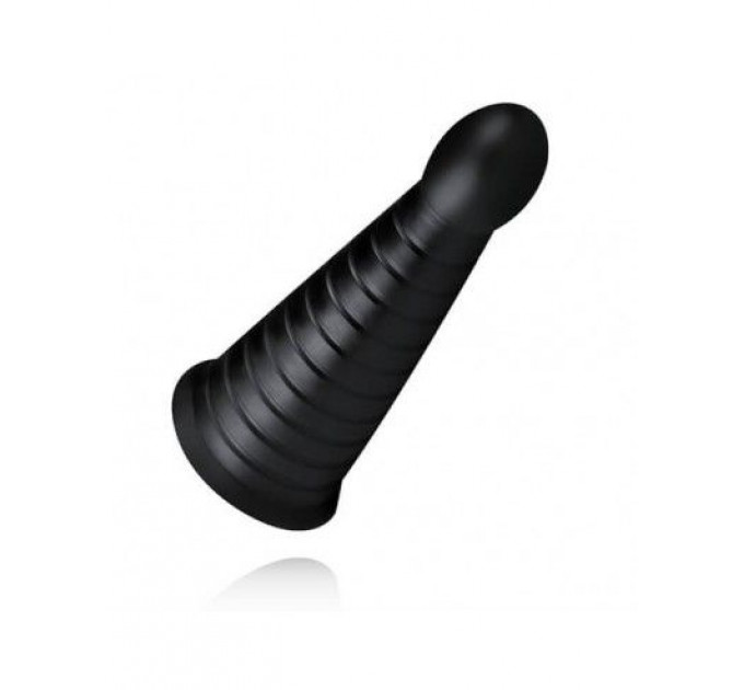 Большая анальная пробка -конус ButtR Devil Dog Butt Plug