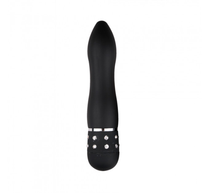 Вибратор Love Diamond Vibrator черный, 11.4 см