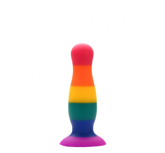 Райдужна анальна пробка COLOURFUL LOVE PLUG