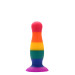 Райдужна анальна пробка COLOURFUL LOVE PLUG