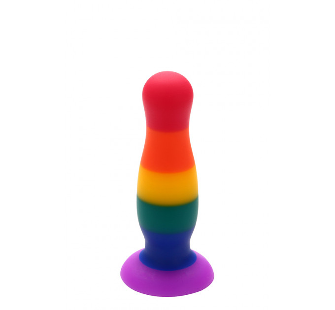 Райдужна анальна пробка COLOURFUL LOVE PLUG