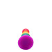 Райдужна анальна пробка COLOURFUL LOVE PLUG