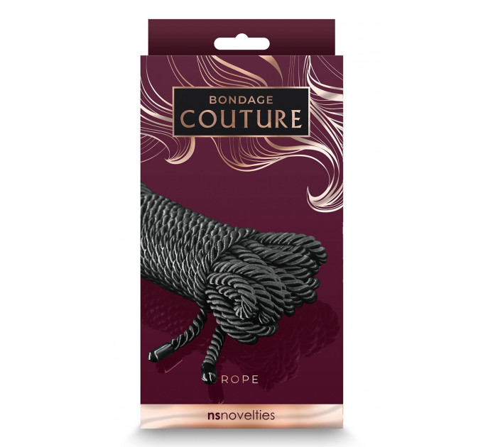 Веревка для бондажа NS Novelties BONDAGE COUTURE ROPE BLACK