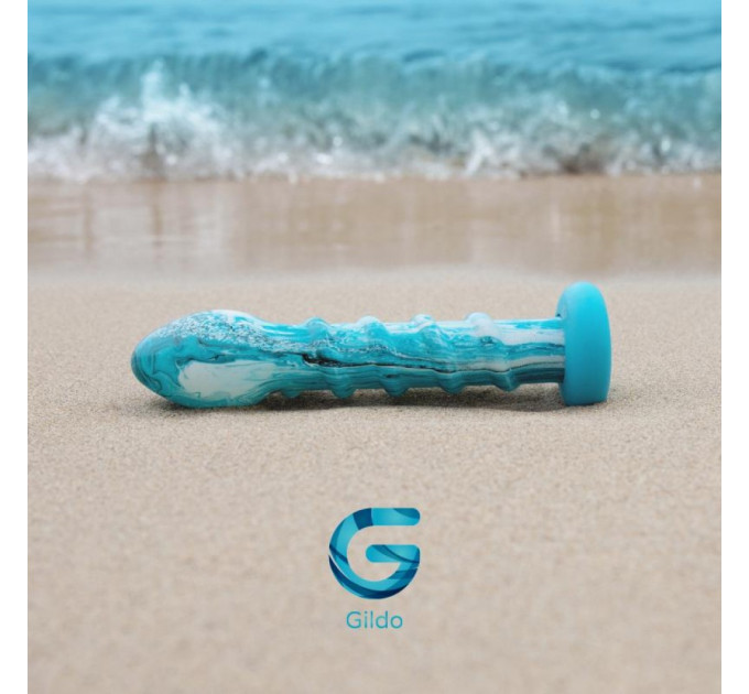 Анальна пробка Gildo - Ocean Wave Glass Dildo