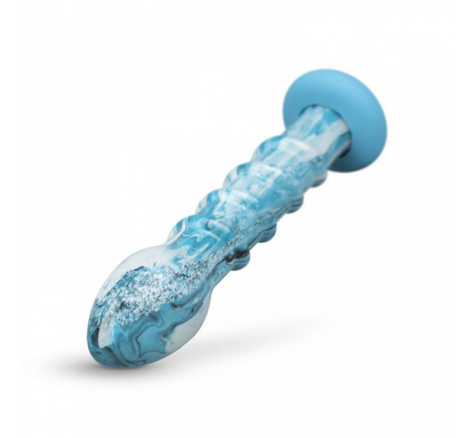 Анальна пробка Gildo - Ocean Wave Glass Dildo