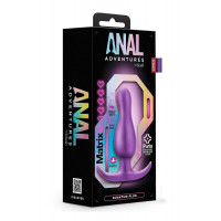 Анальна пробка з вигнутим кінчиком та якірним стопером Anal Adventures Blush, силіконова