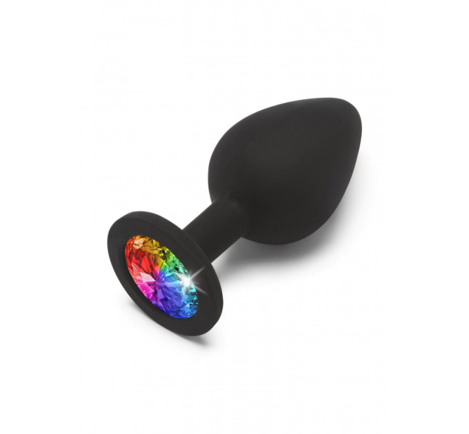 Анальная пробка средняя Rainbow Booty Jewel M Toy Joy
