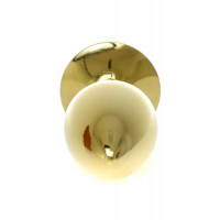 Анальна пробка з блакитною трояндою Plug-Jewellery Gold PLUG ROSE- Light Blue