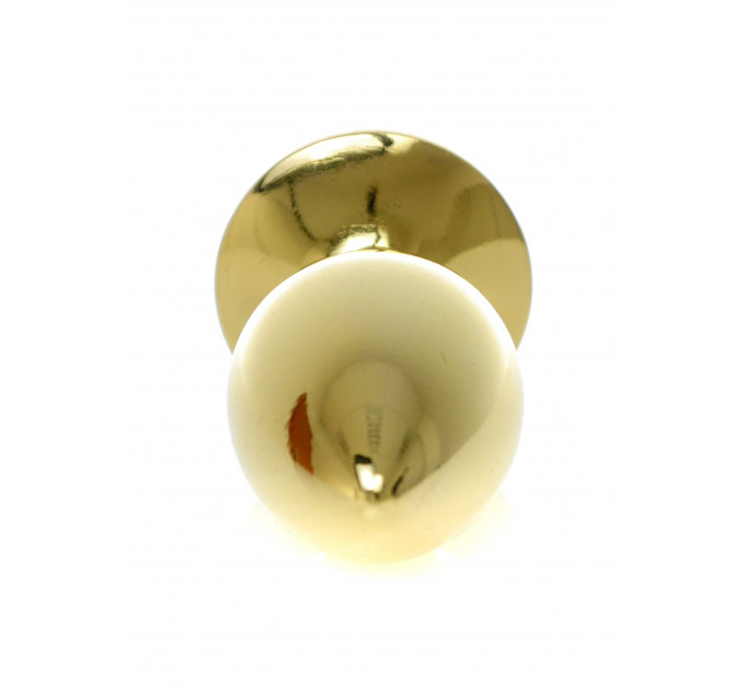 Анальная пробка с голубой розой Plug-Jewellery Gold PLUG ROSE- Light Blue