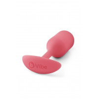 Безшовна силіконова анальна пробка з обтяженням B-Vibe - Snug Plug 2