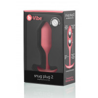Безшовна силіконова анальна пробка з обтяженням B-Vibe - Snug Plug 2