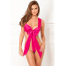 Боди бант UNWRAP ME SATIN BOW TEDDY PINK, XL/XXL