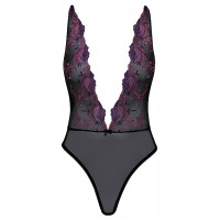Боди с вырезом Body Embroidery S/M