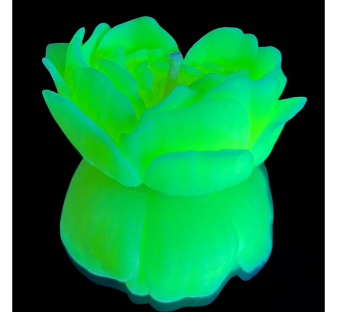 Свеча люминисцентная низкотемпературная GlowKink салатовая, M