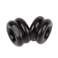 Двойное эрекционное кольцо Chisa GK Power Dual Chubby Support Ring, черный