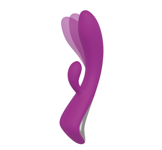 Подвійний вібратор Dream Toys VIBES OF LOVE ROCKING BUNNY PURPLE