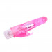 Двойной вибратор на батарейках Chisa Crystal Jelly Glitters Dual Teaser, розовый