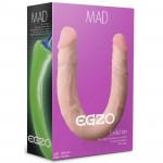 Двухсторониий фаллоимитатор EGZO Ciberskin 42 см*3,5 см
