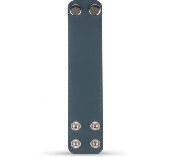 Эрекционное кольцо в форме ремешка Boners Ball Strap синее, L