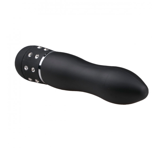 Вибратор Love Diamond Vibrator черный, 11.4 см