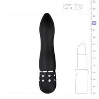 Вибратор Love Diamond Vibrator черный, 11.4 см