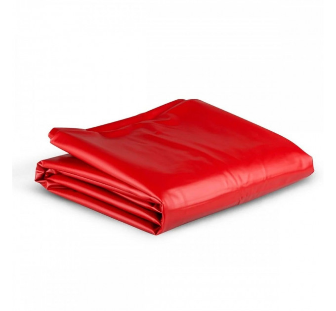 Простыня полиуретановая Vinyl Sheet красная, 200*232