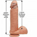 Фаллоимитатор Doc Johnson Perfect d 8, 22 х 5 см