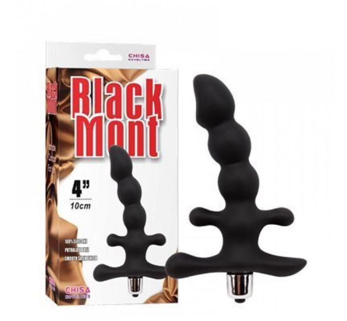 Фізіологічний масажер простати Chisa Black Mont Silicone, чорний