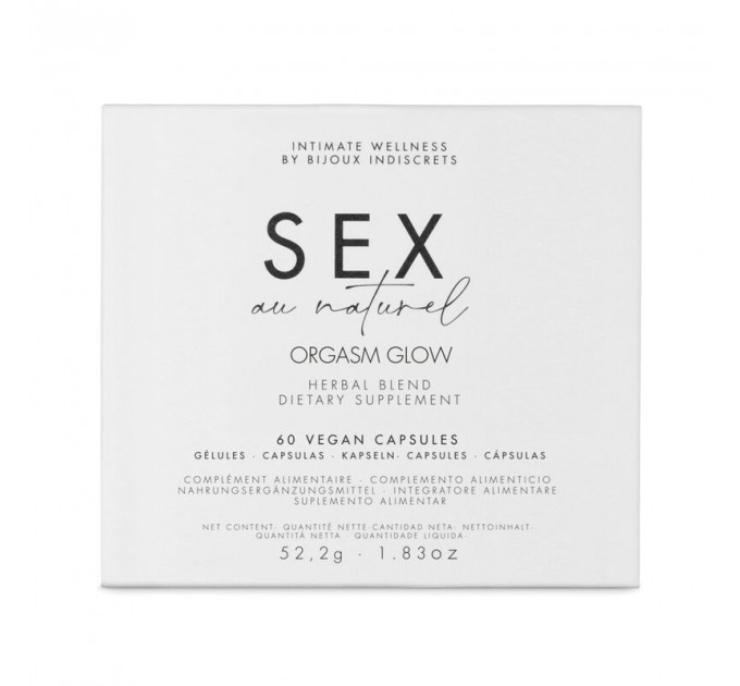 МУЛЬТИВИТАМИННАЯ ДОБАВКА (повышающая либидо) Orgasm Glow Sex au Naturel от Bijoux Indiscrets