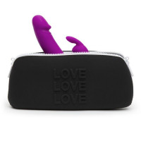 Кейс для хранения секс игрушек Happy Rabbit LOVE Medium Silicone Zipper Storage Case