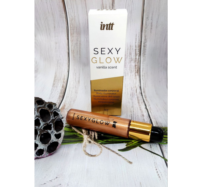 Крем шиммер для тіла із ароматом ванілі INTT Sexy Glow