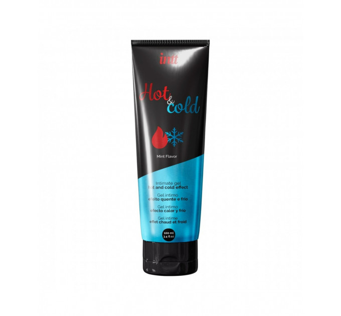 Лубрикант на водной основе Intt Hot & cold gel со вкусом мяты с горячим и холодным эффектом