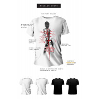 Мужская футболка с принтом «Talk dirty to me» Demoniq TSHRB009 черная, XL
