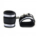 Набір БДСМ Roomfun Bedroom Restraint Kit фіксатори, батіг, кляп, маска, чорний-сірий
