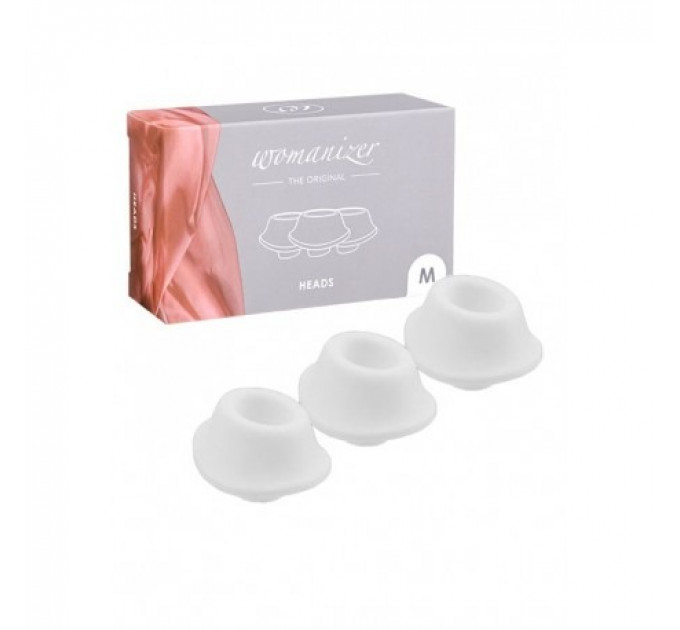 Змінні насадки на Womanizer Premium та Classic білі, розмір М