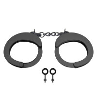 Наручники разборные матовые Romfun Black металлические, черные