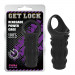 Насадка с кольцом для мошонки Chisa Get Lock Renegade Power Cage, черная