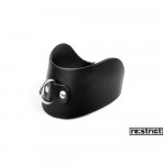 Ошейник RESTRICT Tainted черный глянец, S/M