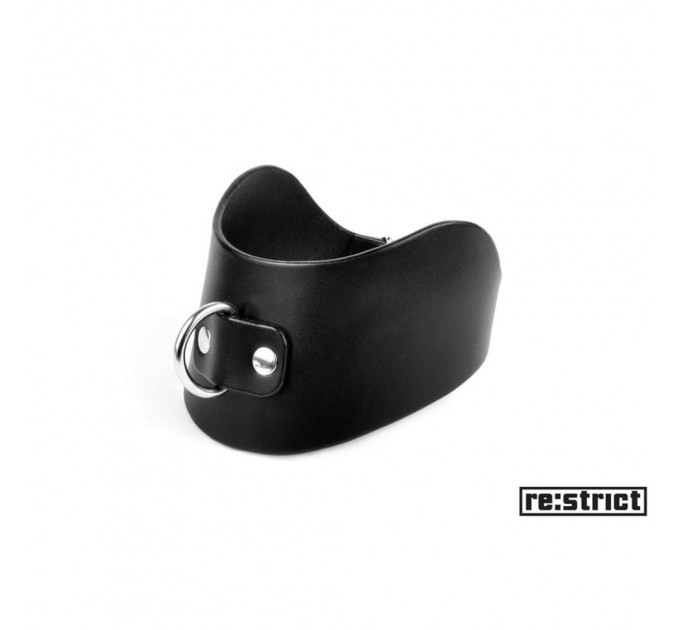 Ошейник RESTRICT Tainted черный глянец, S/M