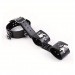 Ошейник с наручниками DS Fetish Collar with handscuff black